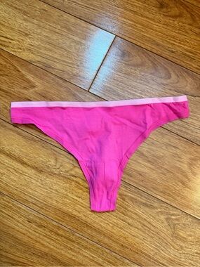Women’s Pink Thong Panty Well Worn
